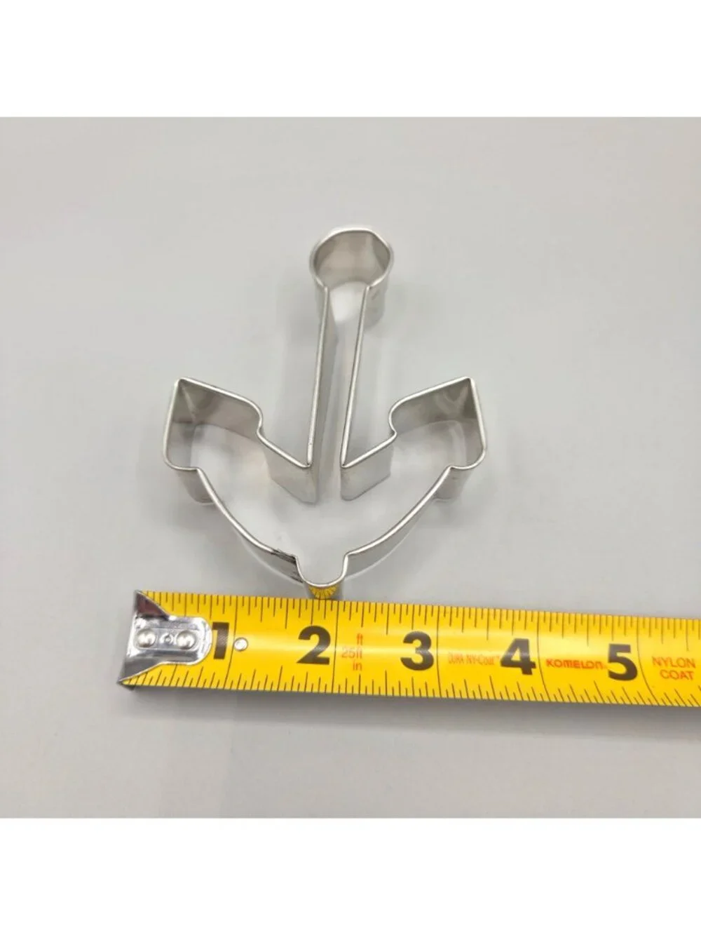 Anchor Shaped Stainless Steel Cookie Cutter Nautical Durable Baking Tool